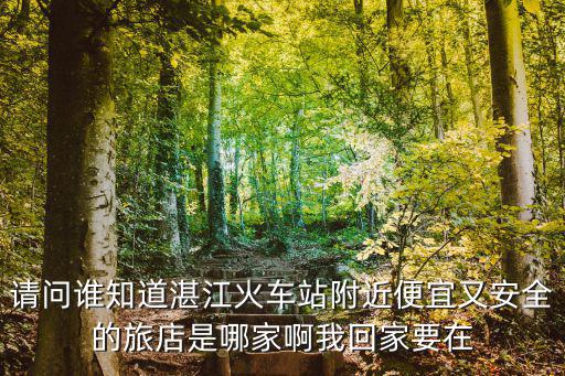請問誰知道湛江火車站附近便宜又安全的旅店是哪家啊我回家要在