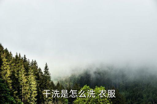 衣服干洗是怎么洗的,衣服怎么洗?洗衣服要注意什么?