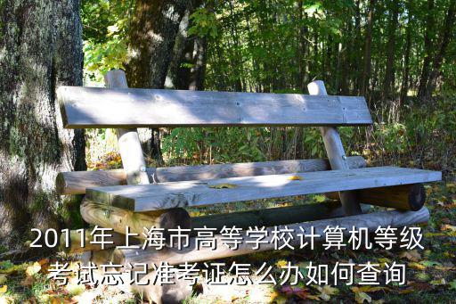 上海市計算機一級考試準考證號，計算機等級考試的準考證號如何找回