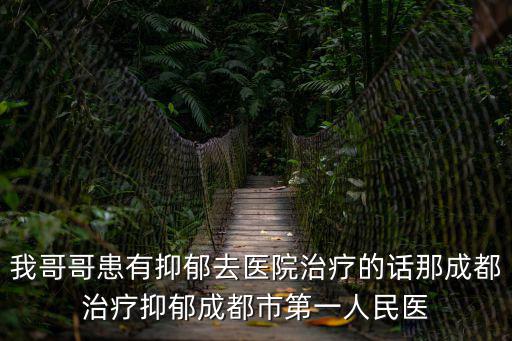 我哥哥患有抑郁去醫(yī)院治療的話(huà)那成都治療抑郁成都市第一人民醫(yī)