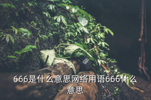 666是什么意思網(wǎng)絡(luò)用語666什么意思
