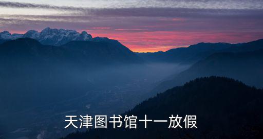 天津市圖書館十一開嗎，天津圖書館十一放假嗎