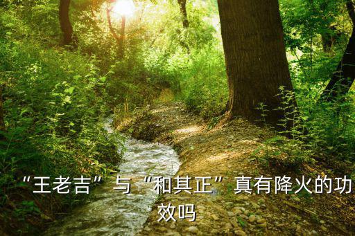 王老吉能降火嗎,降火不建議喝涼茶王老吉涼茶好嗎?