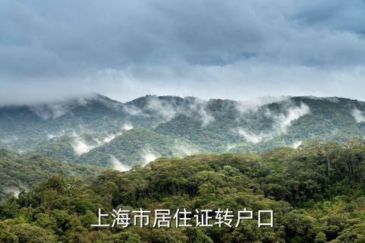 上海居轉戶落戶的幾種方法，上海市居住證轉戶口