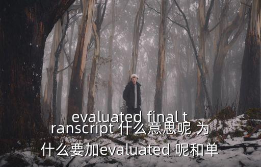 evaluated，evaluator是什么意思