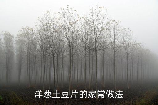 洋蔥炒土豆片,洋蔥土豆一起炒怎么做好吃!