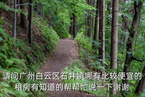 廣州石井哪個小區房價最好，請問廣州白云區石井鎮哪有比較便宜的租房有知道的幫幫忙說一下謝謝