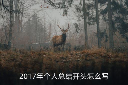 個人總結開頭，個人工作總結開頭如何書寫