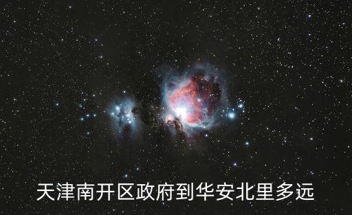 天津南開區(qū)政府到華安北里多遠(yuǎn)