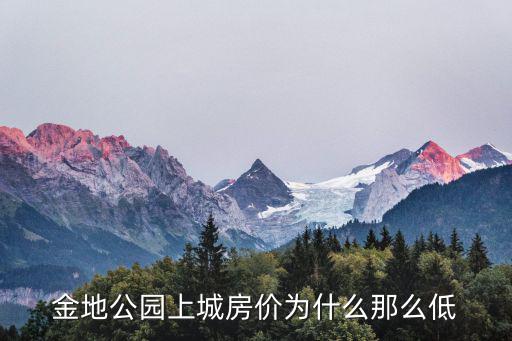 永和哪個樓房最新房價最低，金地公園上城房價為什么那么低