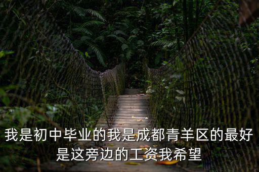 我是初中畢業的我是成都青羊區的最好是這旁邊的工資我希望