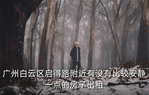 廣州白云區的郊區哪里安靜，廣州白云機場里 或附近安靜餐廳