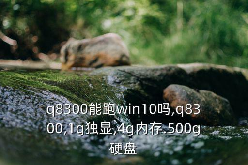 q8300能跑win10嗎,q8300,1g獨顯,4g內存.500g硬盤