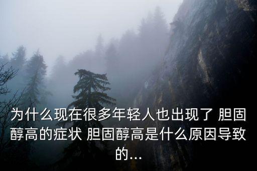 為什么現在很多年輕人也出現了 膽固醇高的癥狀 膽固醇高是什么原因導致的...