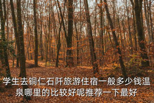 銅仁哪個(gè)酒店房價(jià)便宜，怎樣找酒店價(jià)格低又好