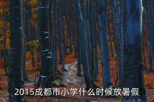 2015成都市小學(xué)什么時(shí)候放暑假