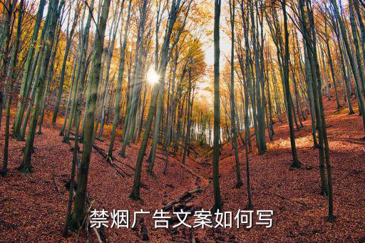 禁煙廣告文案如何寫