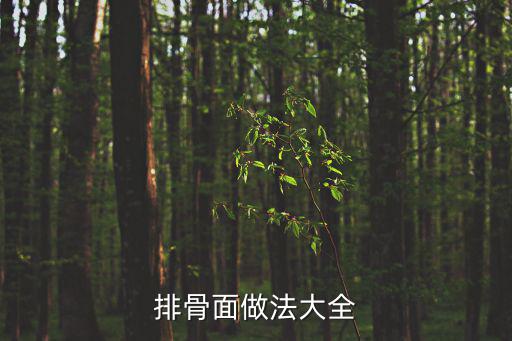 排骨面的家常做法，排骨面做法大全