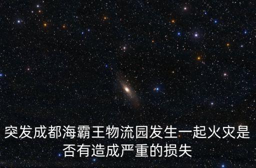 突發(fā)成都海霸王物流園發(fā)生一起火災是否有造成嚴重的損失