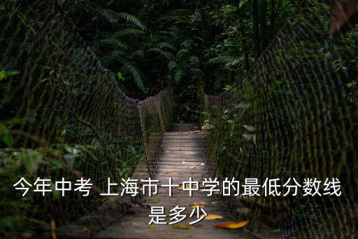 今年中考 上海市十中學的最低分數線是多少