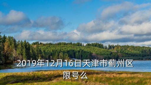 2019年12月16日天津市薊州區限號么