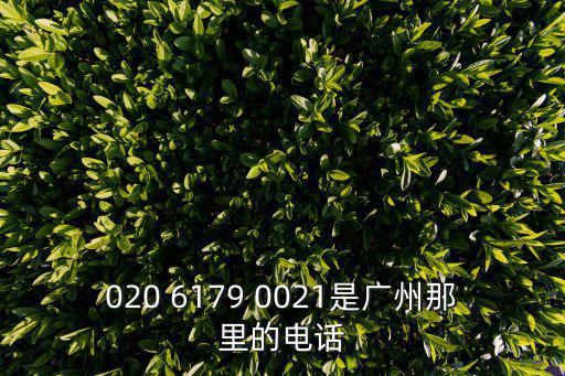020 6179 0021是廣州那里的電話