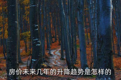 房價未來幾年的升降趨勢是怎樣的