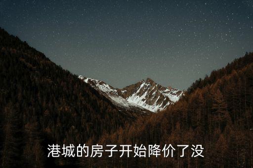 港城悅庭一房一價(jià)表，港城的房子開(kāi)始降價(jià)了沒(méi)