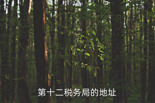 第十二稅務局的地址