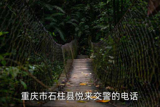 重慶市石柱縣龍沙鎮交巡警電話，重慶市石柱縣悅來交警的電話