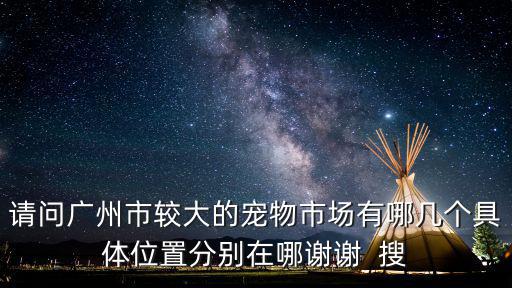 廣州那個(gè)地方有寵物市場(chǎng)在那個(gè)地方，請(qǐng)問(wèn)廣州市較大的寵物市場(chǎng)有哪幾個(gè)具體位置分別在哪謝謝  搜