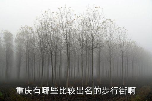 重慶市沙坪壩步行街，重慶有幾條步行街都在什么地方