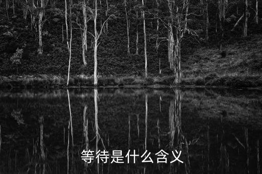 等待的意思,等消息等客人等你好等不等等你說