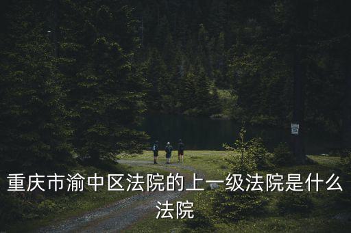 重慶市突發公共衛生事件一級，重慶市渝中區法院的上一級法院是什么法院