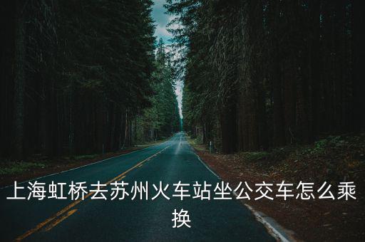 上海市虹橋到蘇州站火車站，上海虹橋到蘇州之間有幾個動車站