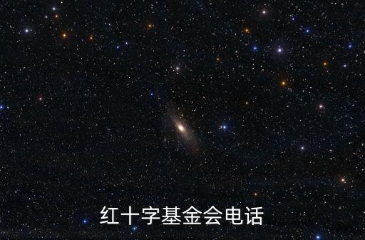 紅十字基金會電話