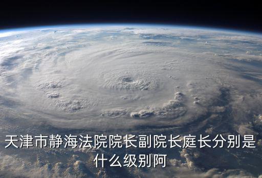 天津市靜海法院院長副院長庭長分別是什么級別阿