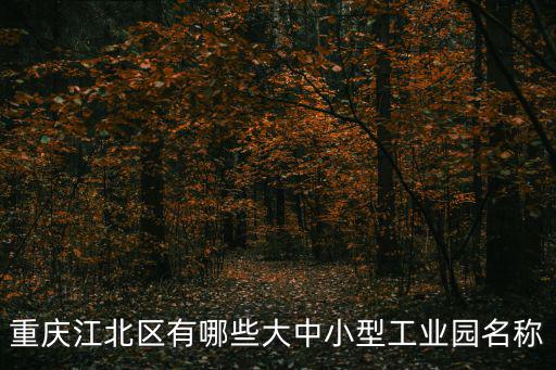 重慶市江北區家電工業園，重慶海爾工業園地址