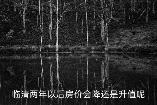 臨清兩年以后房價會降還是升值呢
