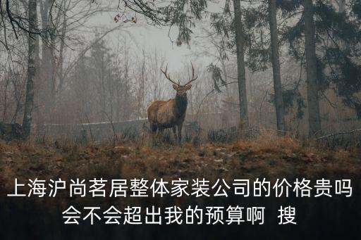 上海滬尚茗居整體家裝公司的價格貴嗎會不會超出我的預(yù)算啊  搜