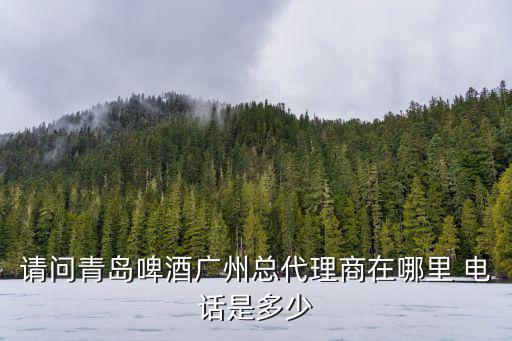 請問青島啤酒廣州總代理商在哪里 電話是多少