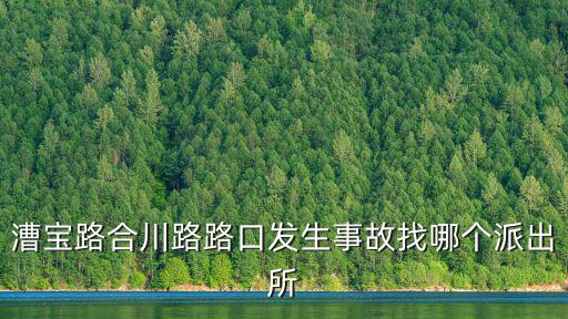 漕寶路合川路路口發生事故找哪個派出所