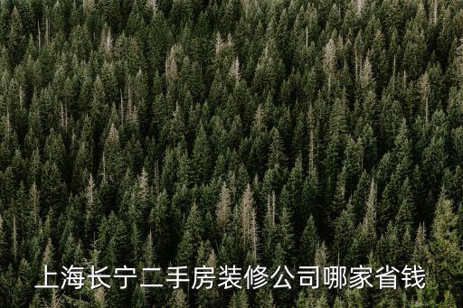 上海長寧二手房裝修公司哪家省錢