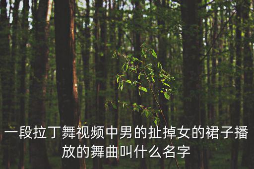 一段拉丁舞視頻中男的扯掉女的裙子播放的舞曲叫什么名字