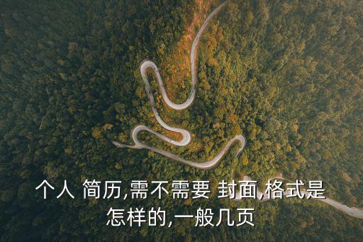 個人簡歷封面模板,簡歷封面和紙張一樣重要