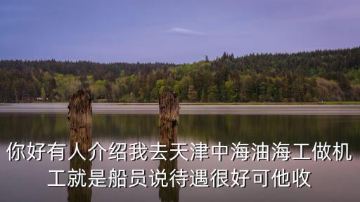 你好有人介紹我去天津中海油海工做機工就是船員說待遇很好可他收