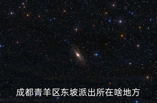 成都青羊區東坡派出所在啥地方