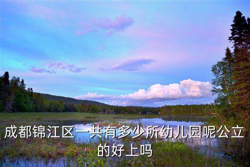 成都錦江區(qū)一共有多少所幼兒園呢公立的好上嗎