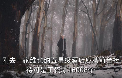 剛去一家維也納五星級酒店應聘前臺接待可是工資才16008個