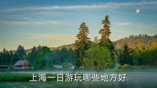 上海哪些地方適合一日游，上海一日游玩哪些地方好